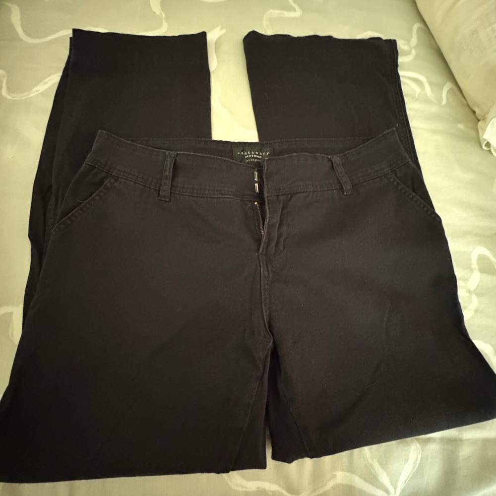 SANCTUARY Black wide leg pants.